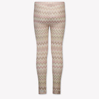 Missoni Kids Girls Leggings In Light Pink