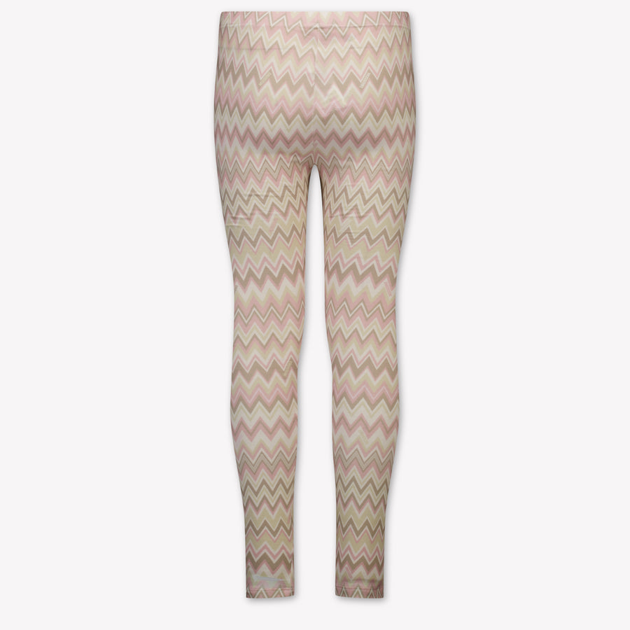 Missoni Kids Girls Leggings In Light Pink