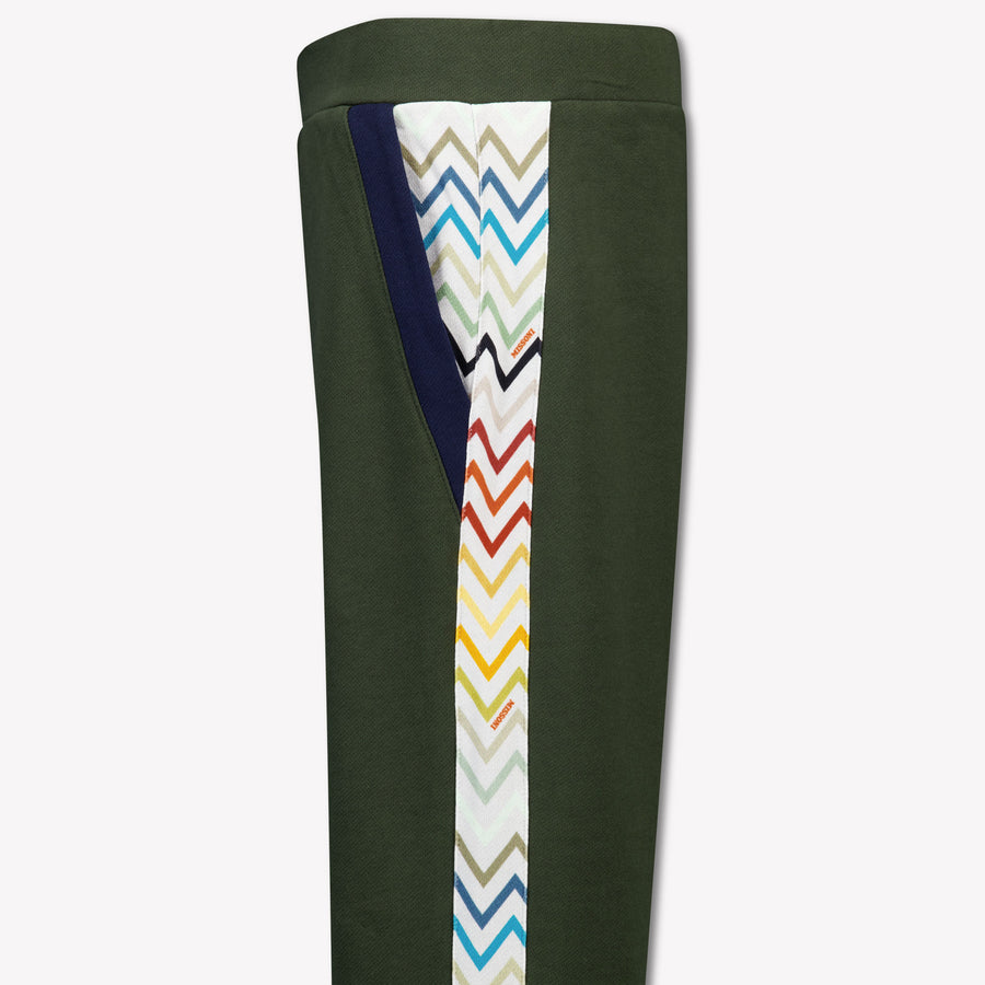 Missoni Kinder Jongens Broek In Donker Groen