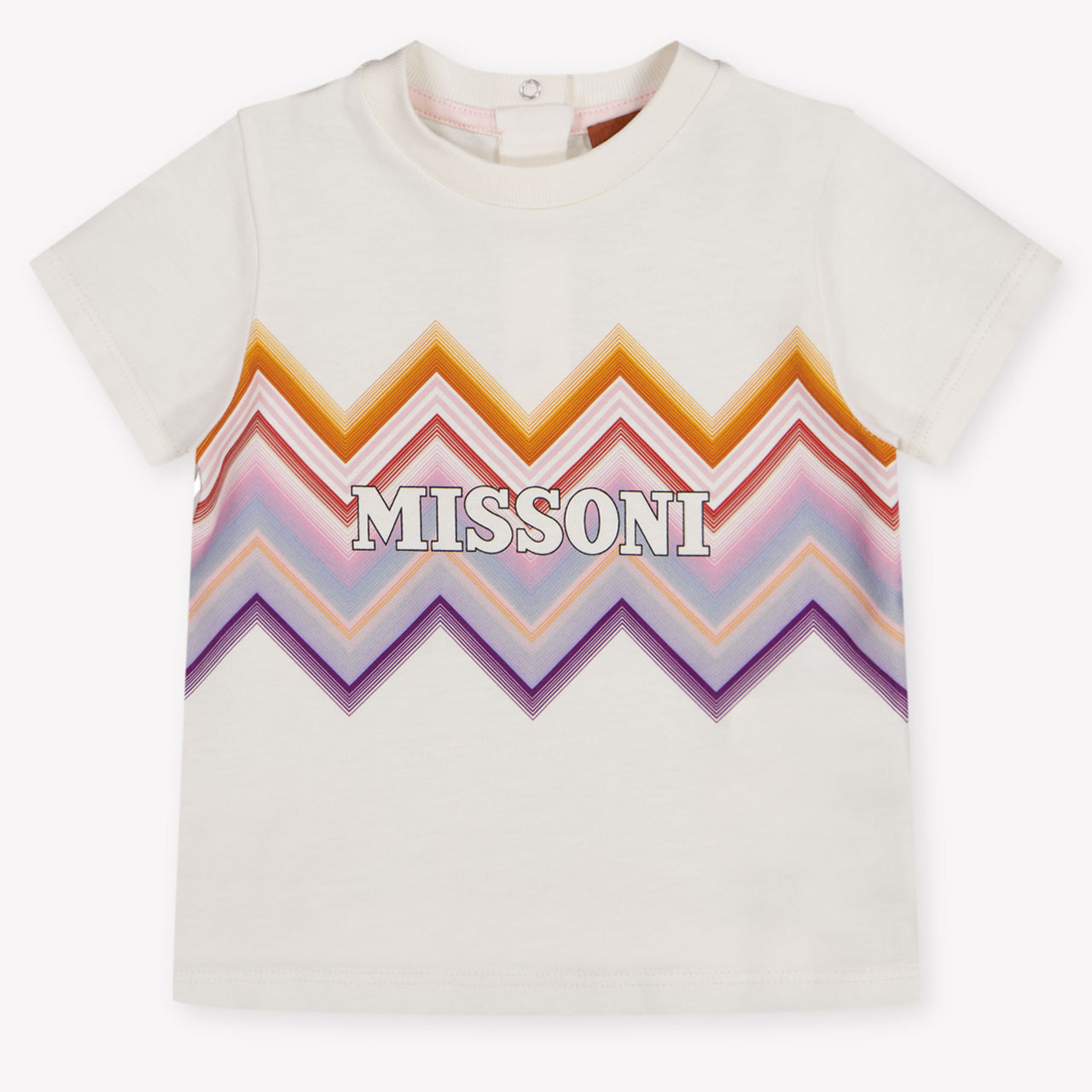 Missoni Baby Girls T-Shirt In OffWhite