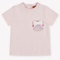 Missoni Baby Girls T-Shirt In Light Pink