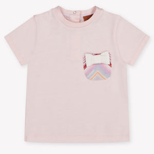 Missoni Baby Girls T-Shirt In Light Pink