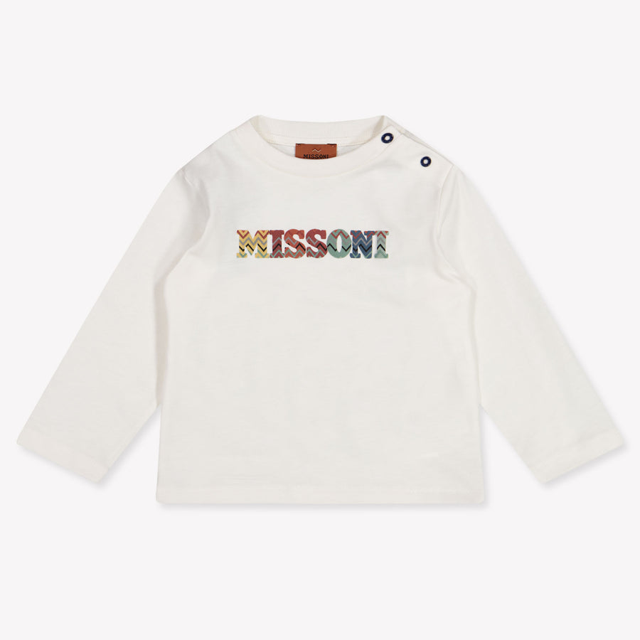 Missoni Baby Boys T-Shirt In OffWhite