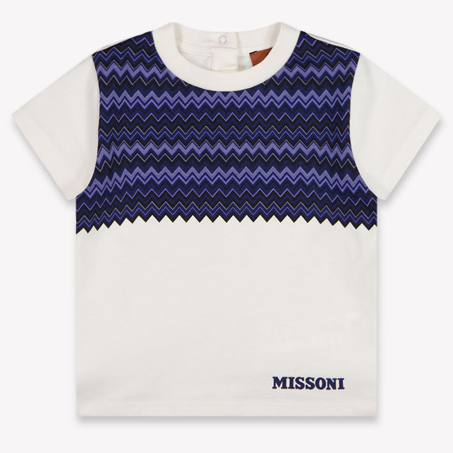 Missoni Baby Boys T-Shirt in Off-White
