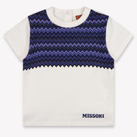 Missoni Baby Jongens T-Shirt In Off White