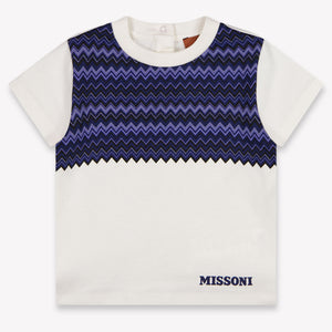 Missoni Baby Jongens T-Shirt In Off White
