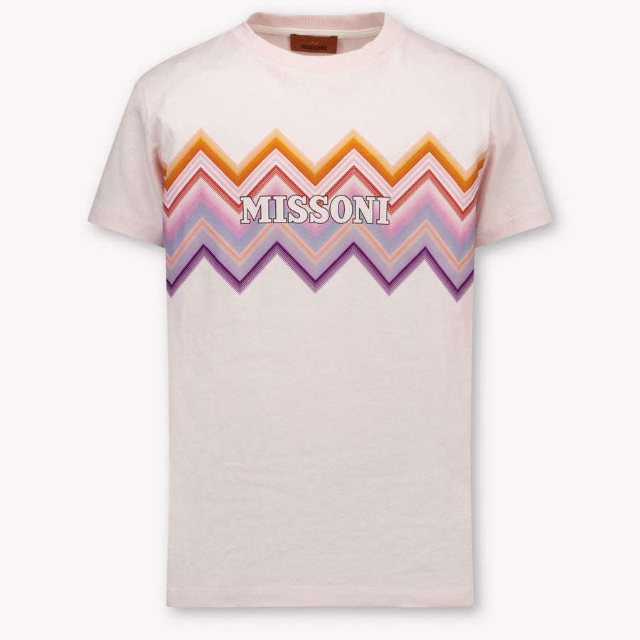 Missoni Kids Girls T-Shirt In Light Pink