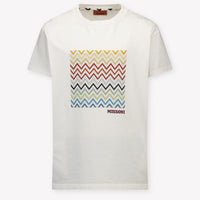 Missoni Kids Boys T-Shirt In OffWhite