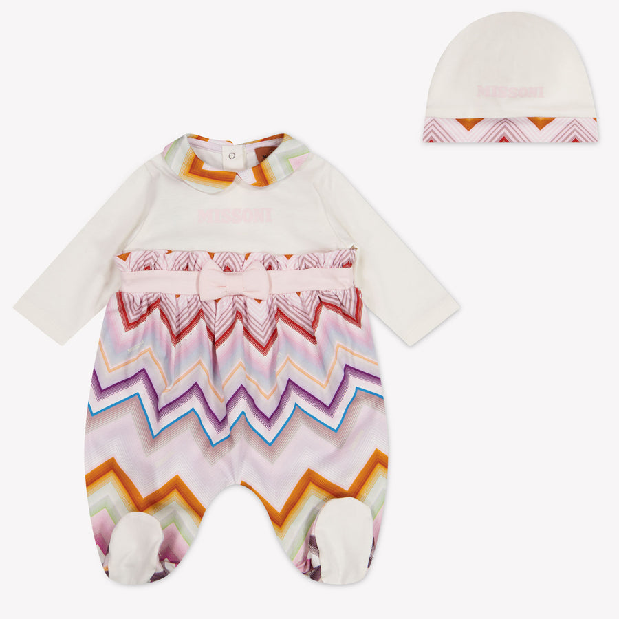 Missoni Baby Girls Playsuit In OffWhite