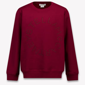 Stella McCartney Girls Sweater in Bordeaux