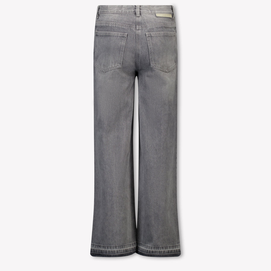 Stella McCartney Kids Girls Jeans In Gray