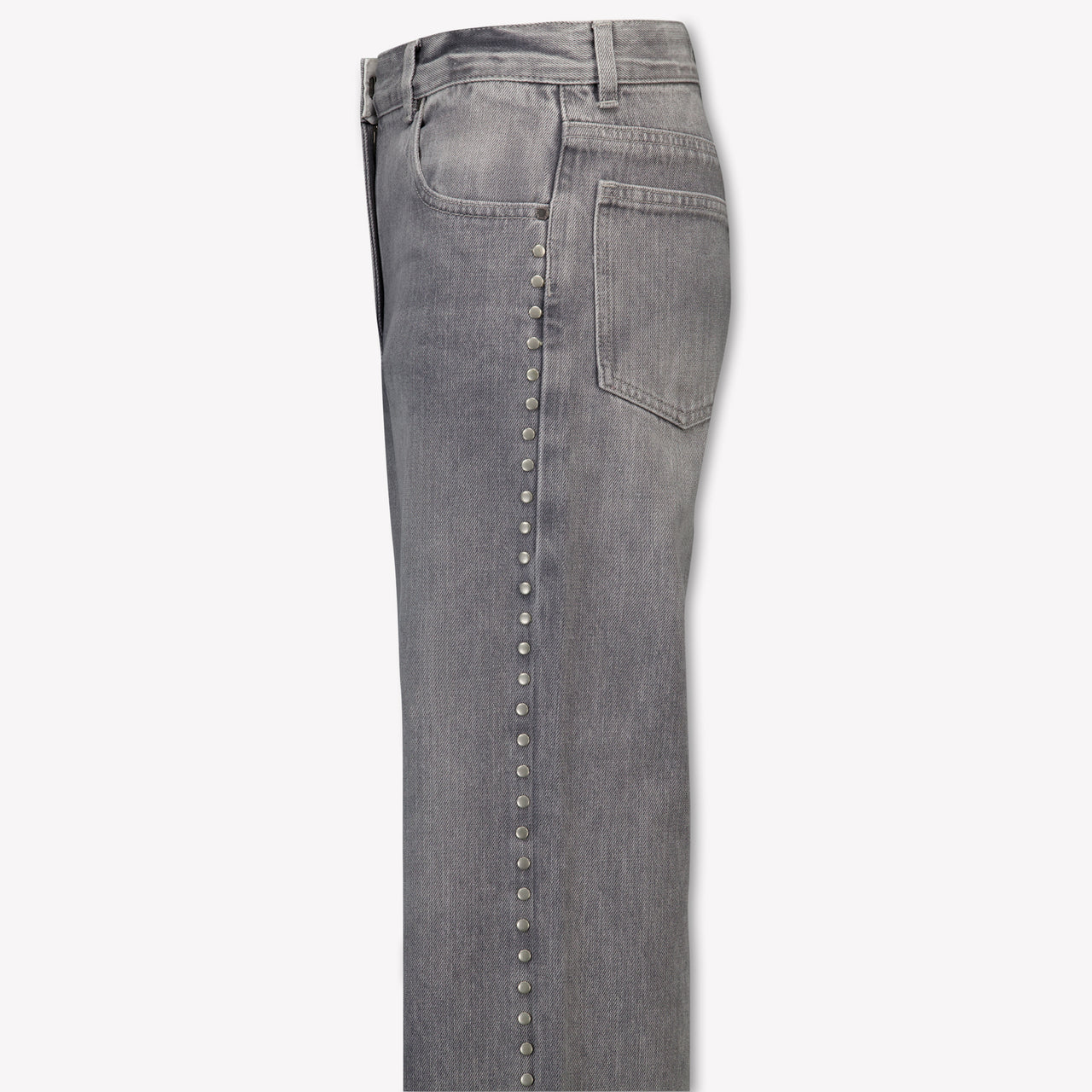 Stella McCartney Kids Girls Jeans In Gray