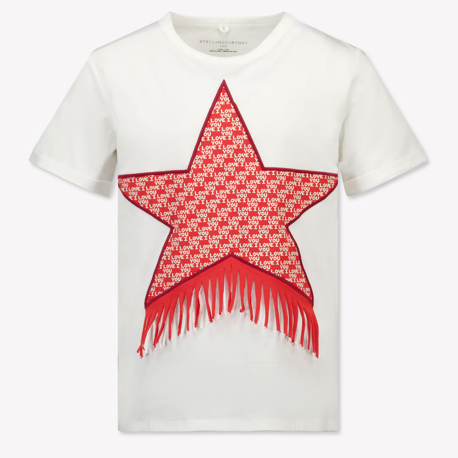 Stella McCartney Kids Girls T-Shirt In White