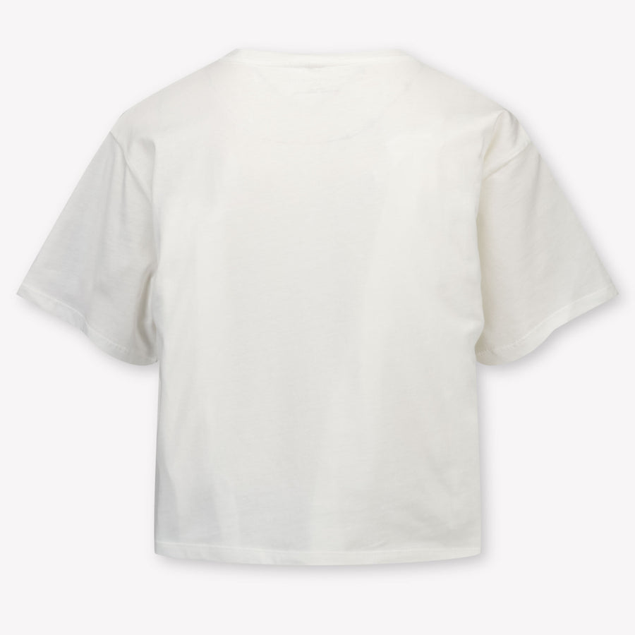 Stella McCartney Kinder Meisjes T-Shirt In Wit