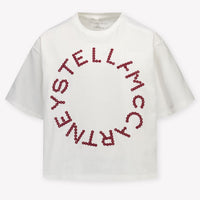 Stella McCartney Kinder Meisjes T-Shirt In Wit