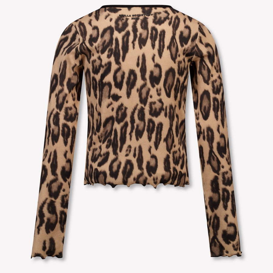 Stella McCartney Kinder Meisjes T-Shirt In Panter