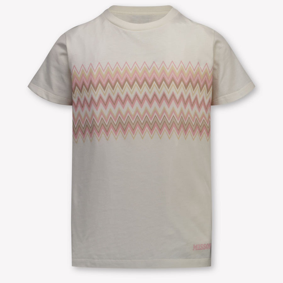 Missoni Kids Girls T-Shirt In Light Pink