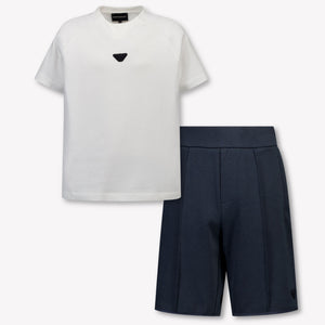 Armani Kinder Jongens Setje In Navy