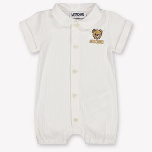 Moschino Baby Boys Bodysuits in OffWhite
