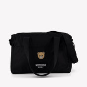 Moschino Baby Unisex Diaper Bag In Black
