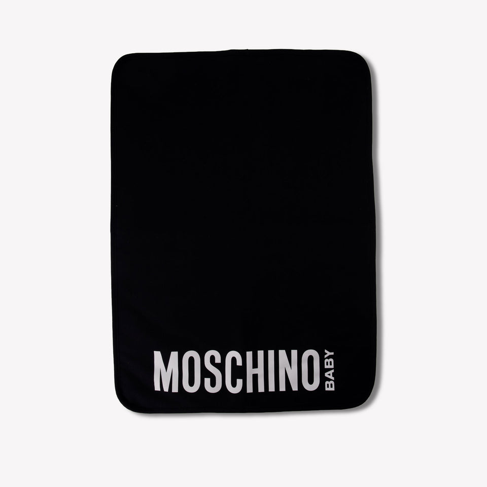 Moschino Baby Unisex Diaper Bag In Black