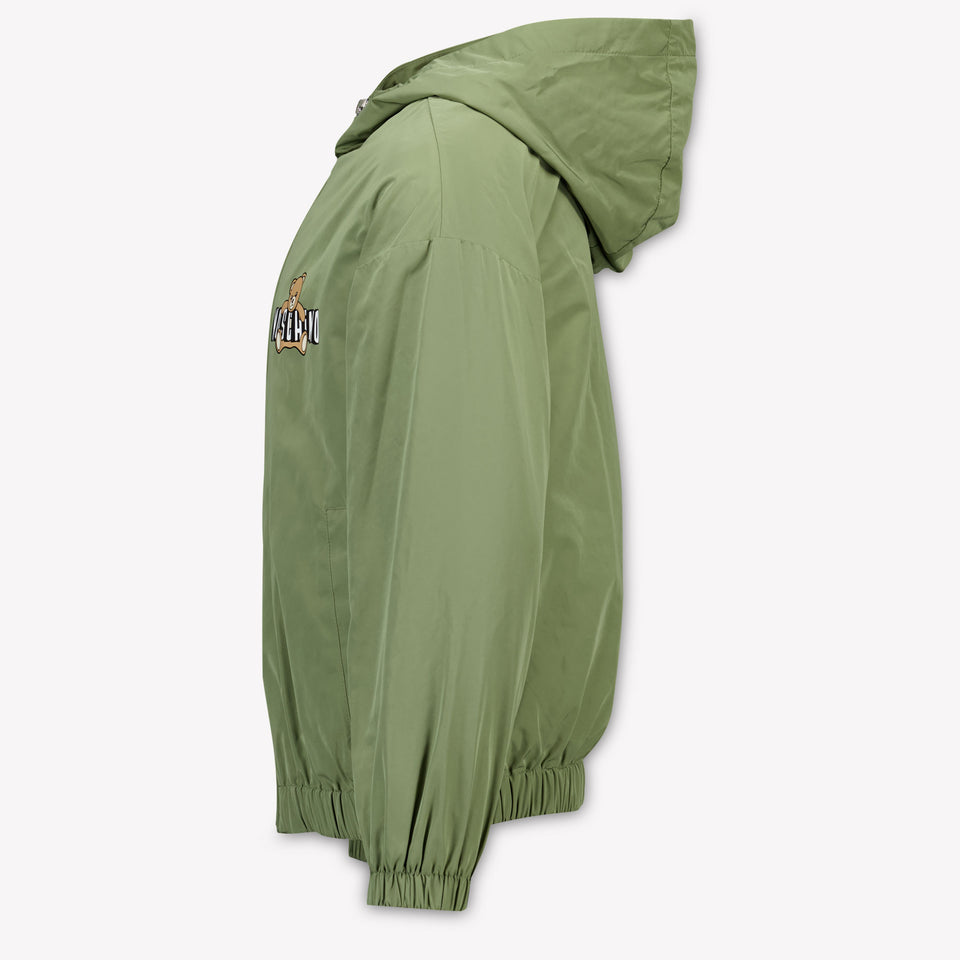 Moschino Kids Unisex Summer jacket In Army