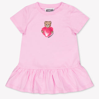 Moschino Baby Meisjes Jurk In Roze
