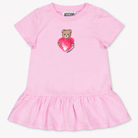 Moschino Baby Girls Dress In Pink