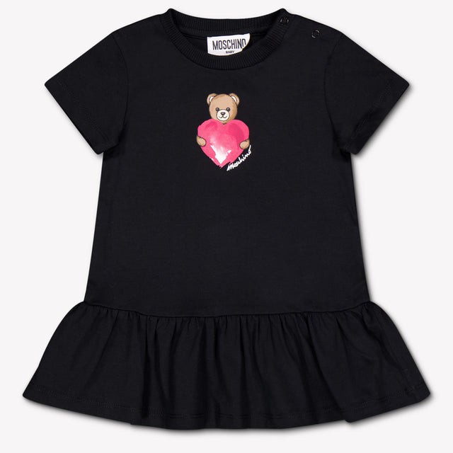 Moschino Baby Meisjes Jurk In Zwart