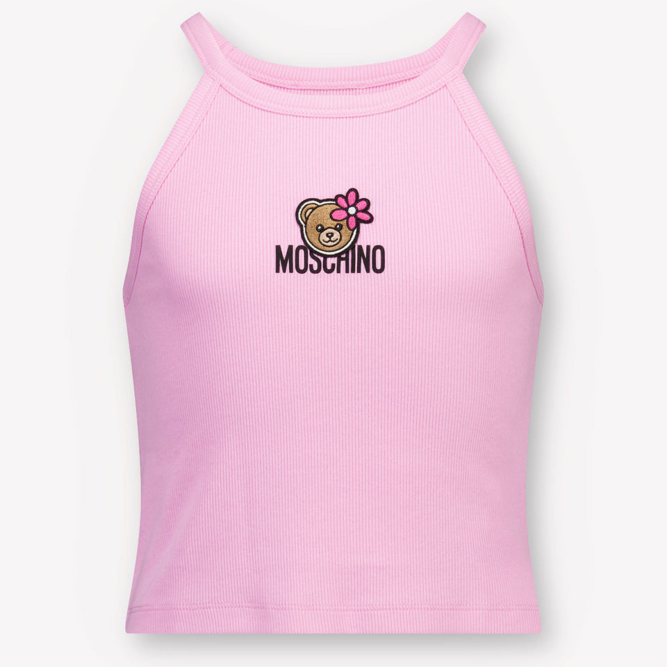 Moschino Kinder Meisjes T-Shirt In Roze