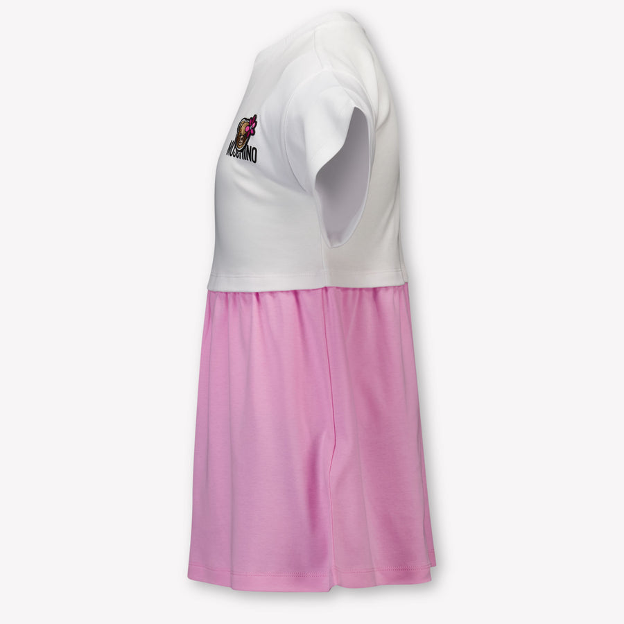 Moschino Kids Girls Dress In Pink