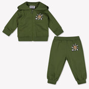 Moschino Baby Boys Jogging suit In Army