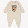 Moschino Baby Unisex Bodysuits in Beige