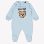 Moschino Baby Unisex Boxpakjes in Licht Blauw