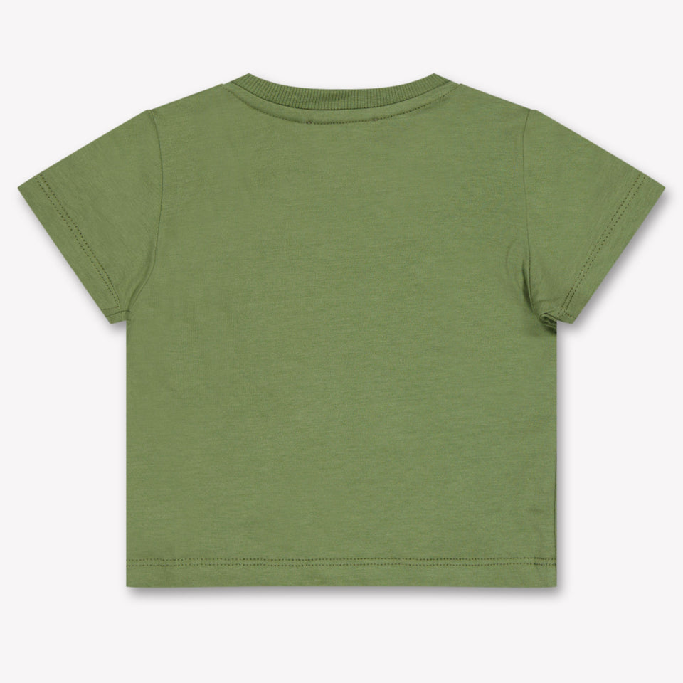 Moschino Baby Unisex T-Shirt In Army