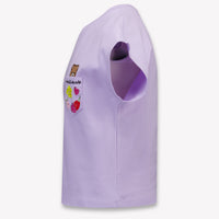 Moschino Kinder Meisjes T-Shirt In Lila