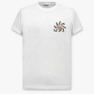 Moschino Kids Boys T-Shirt In White