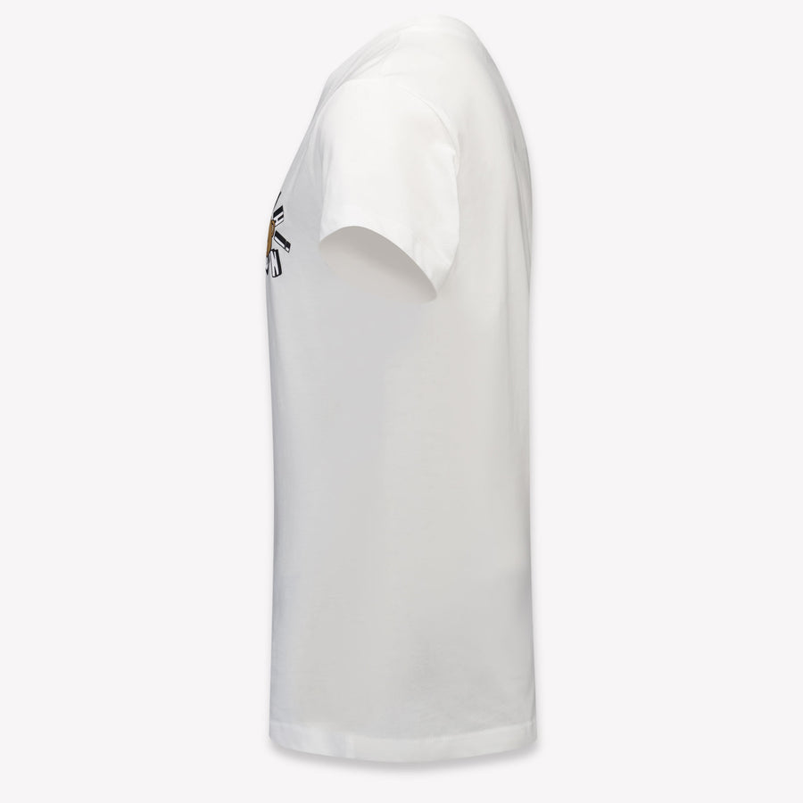 Moschino Kinder Jongens T-Shirt In Wit
