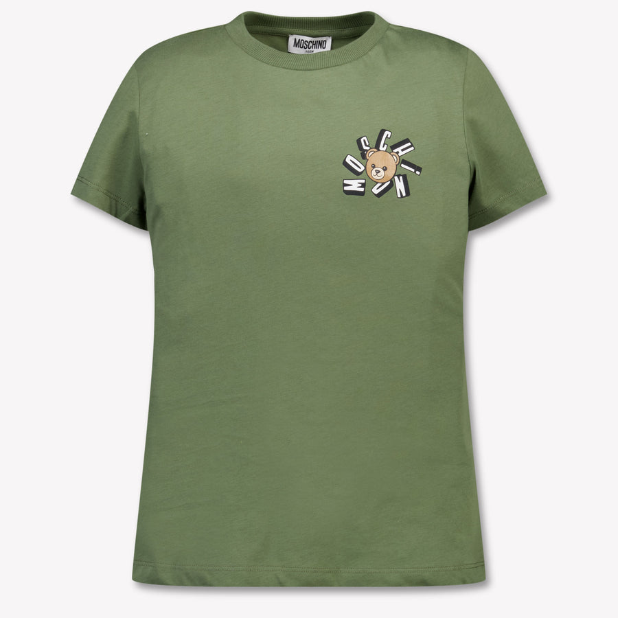 Moschino Boys T-Shirt in Army