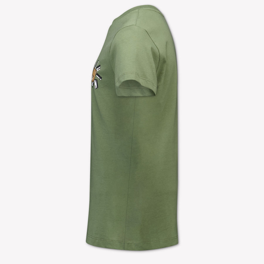 Moschino Kinder Jongens T-Shirt In Army
