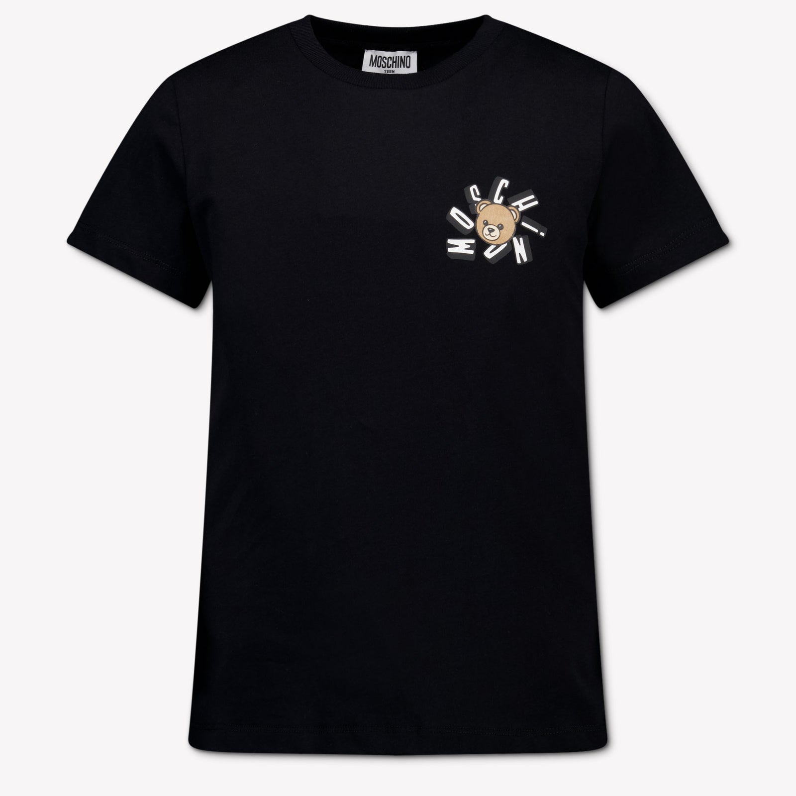 Moschino Kinder Jongens T-Shirt In Zwart