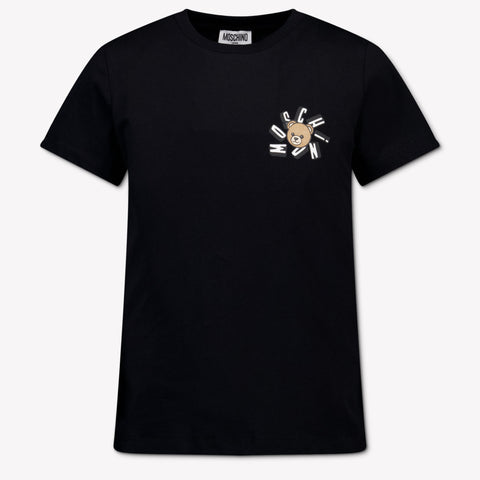 Moschino Kinder Jongens T-Shirt In Zwart