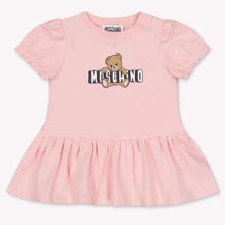 Moschino Baby Girls Dress In Light Pink