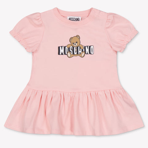 Moschino Baby Girls Dress In Light Pink