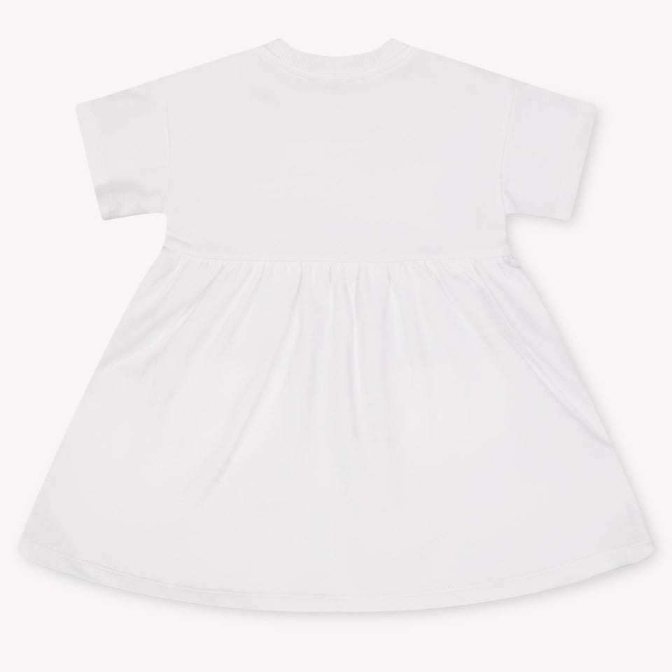 Moschino Baby Meisjes Jurk In Wit