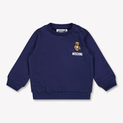 Moschino Baby Boys Sweater In Navy