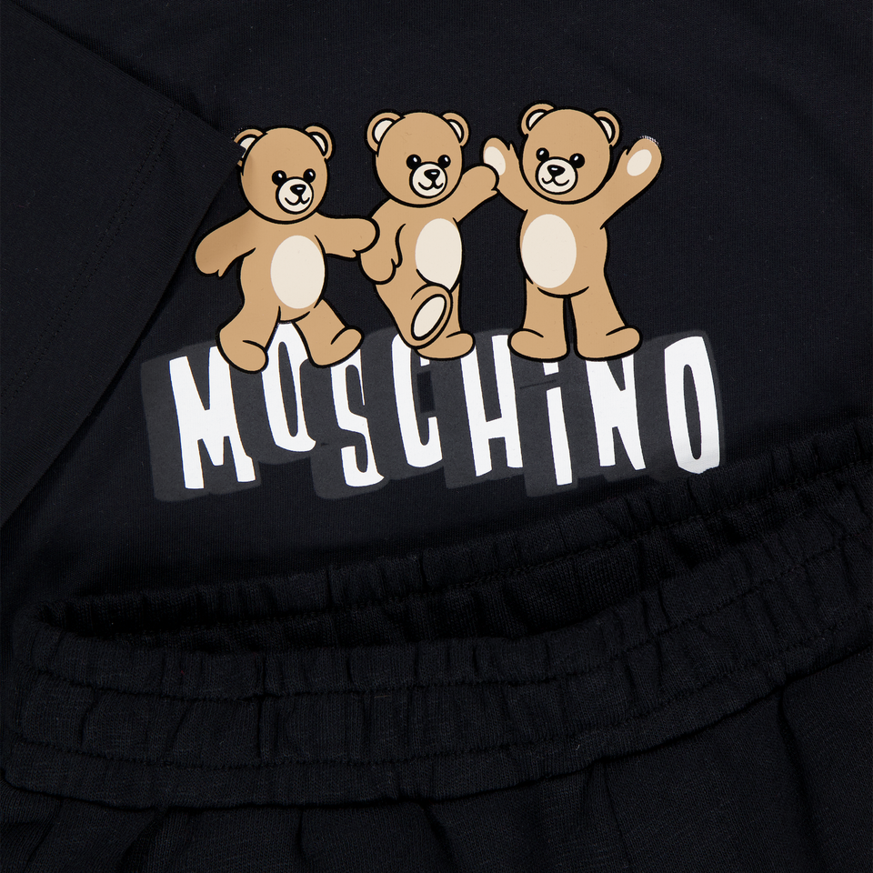 Moschino Kids Boys Set In Black