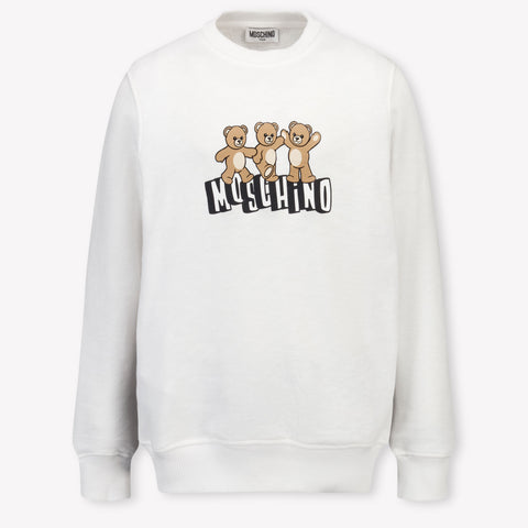 Moschino Kids Unisex Sweater In White