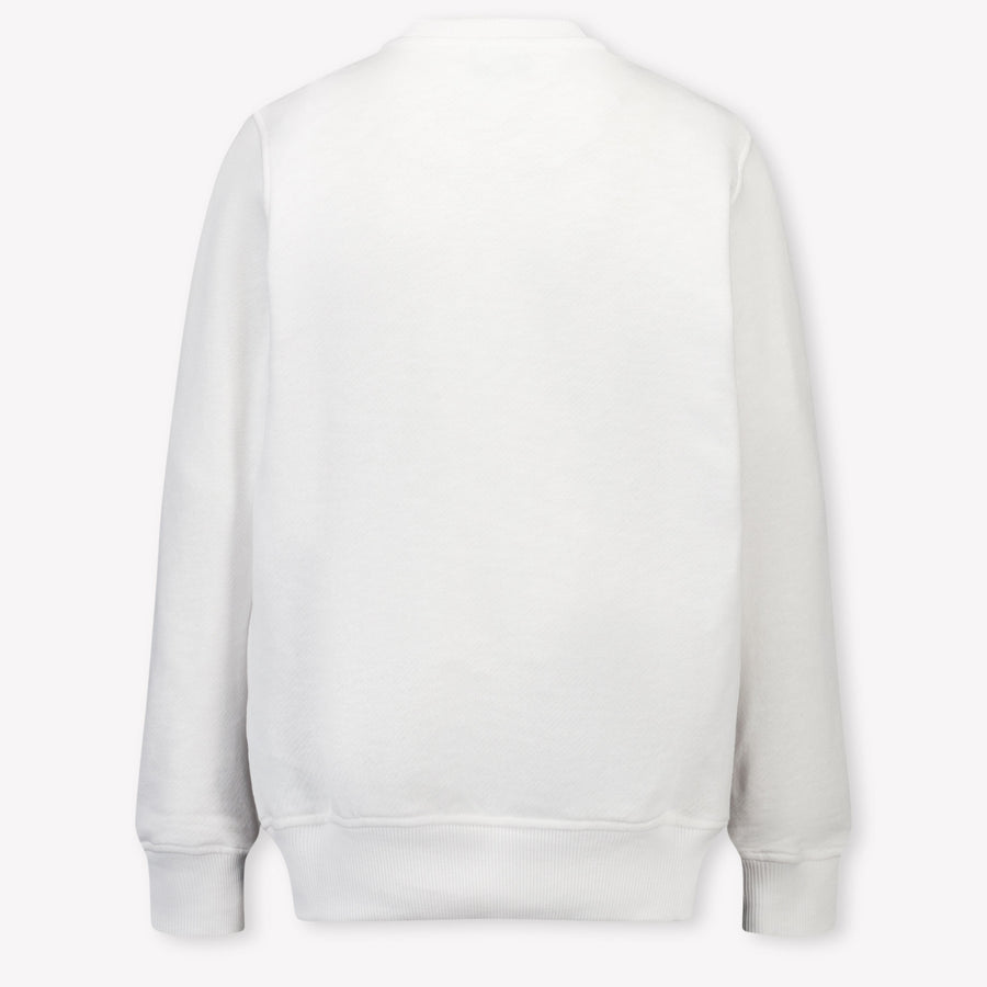 Moschino Kinder Unisex Trui In Wit