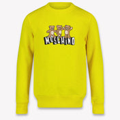 Moschino Kids Unisex Sweater In Yellow
